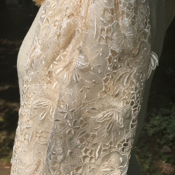 Toula long silk knit embroidered dress - Picture 9 of 11